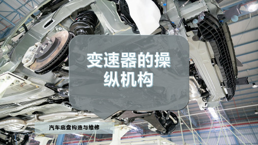 变速器的操纵机构