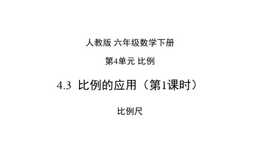 《比例的应用》PPT—人教版小学数学比例的应用优质课课件4