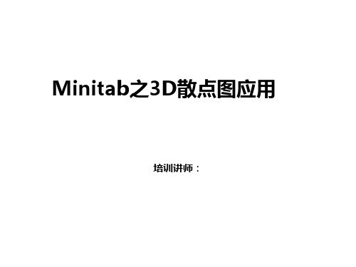 Minitab 3D散点图制作PPT