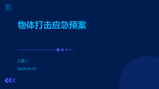 物体打击应急预案