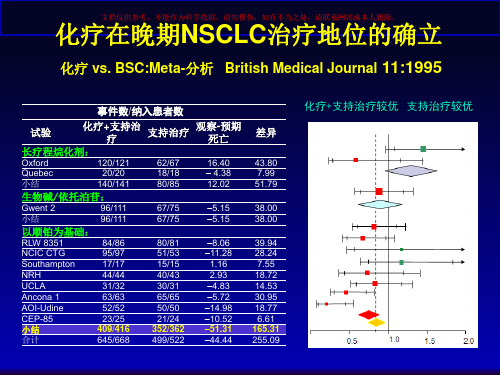 晚期NSCLC一线治疗策略的演进课件