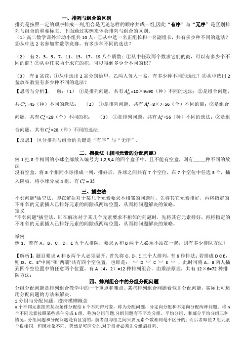 排列组合问题