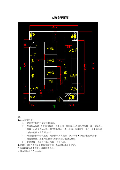 实验室装修图及相关要求