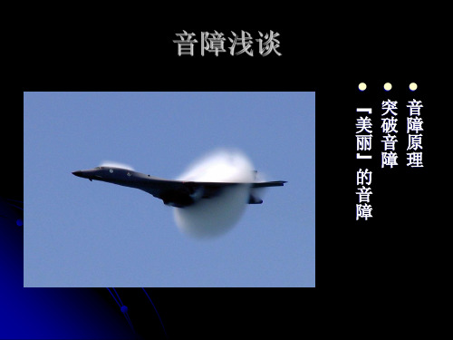 音障浅谈