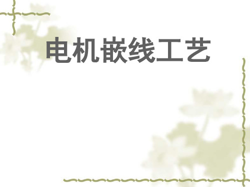 嵌线培训
