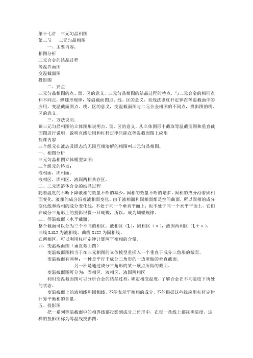 第十七讲三元匀晶相图