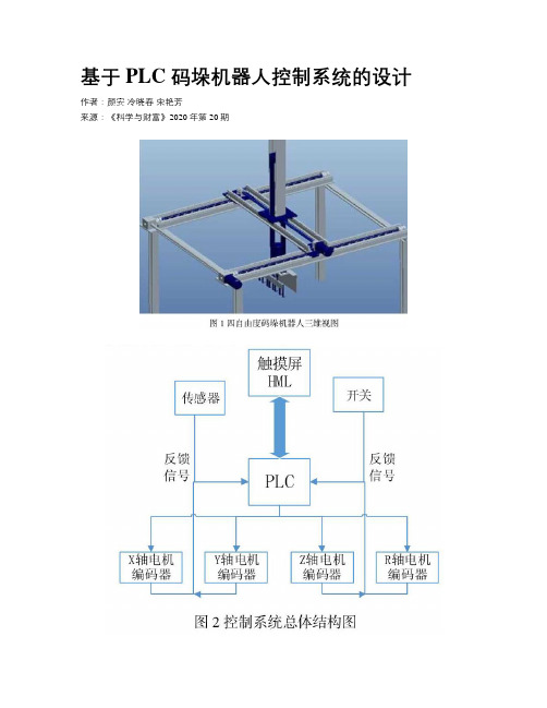 基于 PLC 码垛机器人控制系统的设计