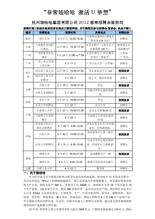%9B聘全面启动“非常娃哈哈 激活U梦想”