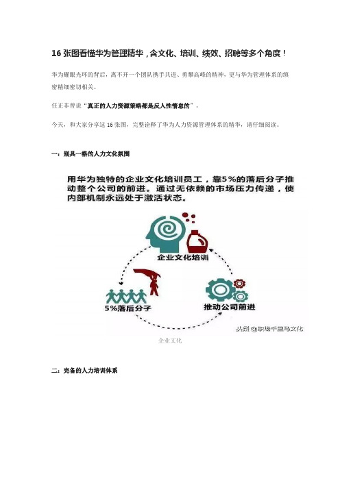 16张图看懂华为管理精华