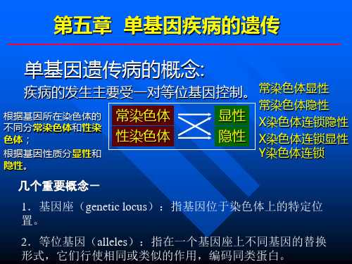 5.单基因遗传病