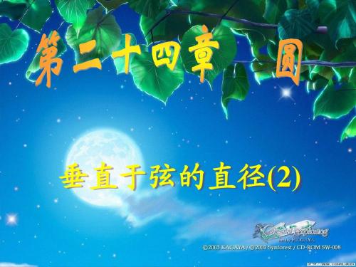 24.1.2  垂直于弦的直径(2)
