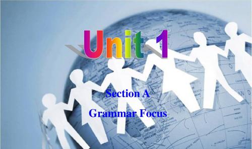 人教新版九上第一单元Grammar Focus