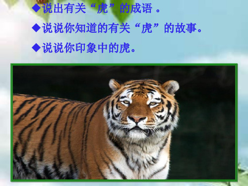 七年级语文下册《华南虎》课件 人教新课标版.ppt