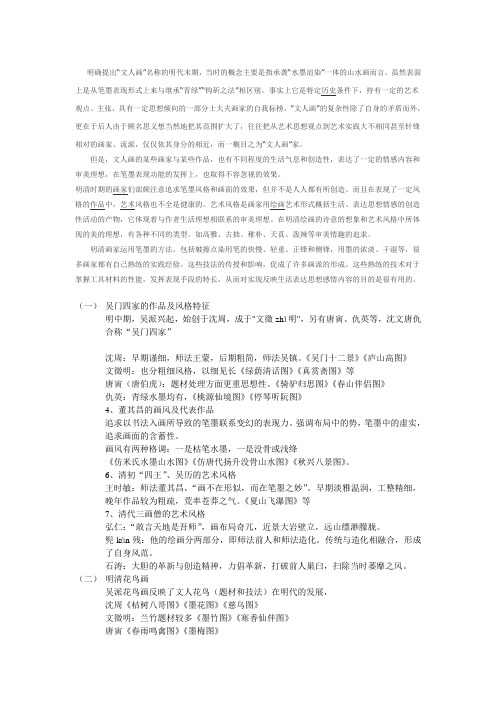 明清美术