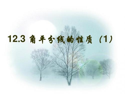 11.3_角平分线的性质(1)