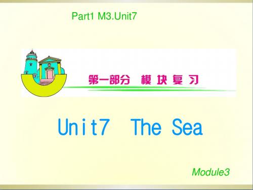 高三英语一轮复习 M3_Unit 7 The Sea(2)课件(安徽用)