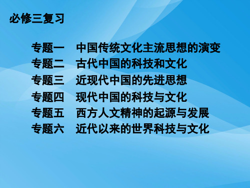 中国传统文化主流思想的演变PPT课件23 人教课标版