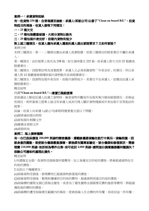 案例一出口押汇