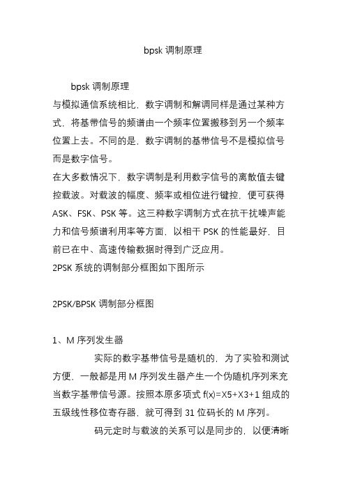 bpsk调制原理