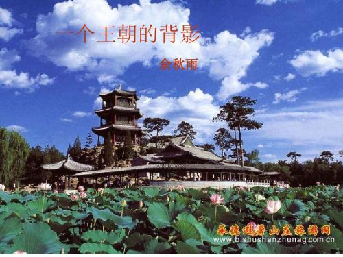 一个王朝的背影