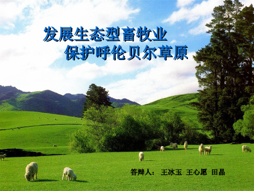 发展生态型畜牧业 保护呼伦贝尔草原