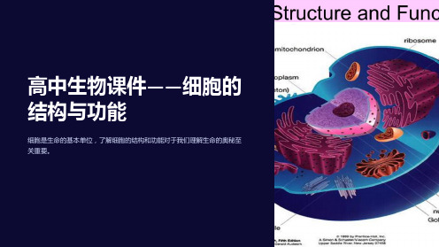 《高中生物课件-细胞的结构与功能》