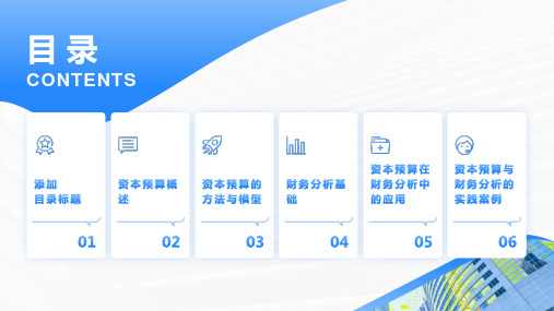 资本预算与财务分析课件