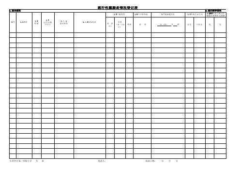 几年级几班登记表
