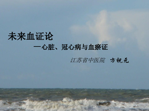 未来血证论之血瘀证-文档资料