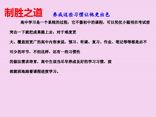 《学习好习惯》PPT课件