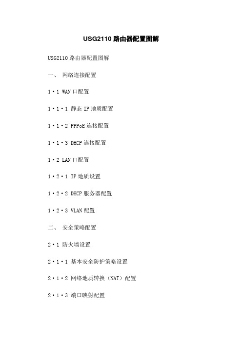 USG2110路由器配置图解