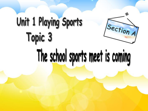 仁爱英语八年级上册第一单元 Topic3SectionA(共31张PPT)