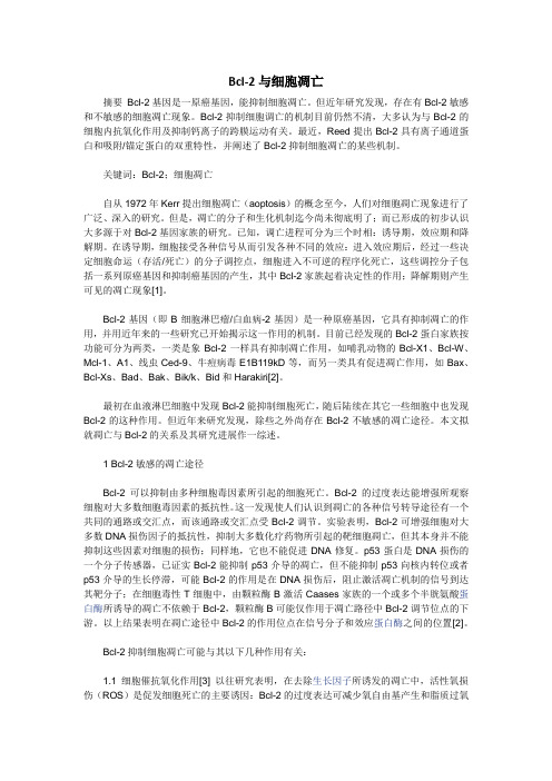 Bcl-2与细胞凋亡