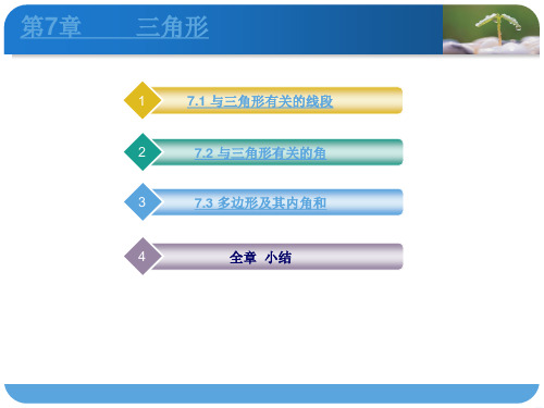 七年级下册第七章 三角形课件