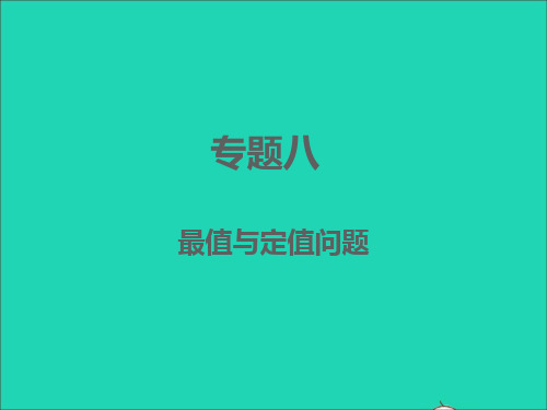 浙江专版中考数学专题8最值与定值问题精讲本课