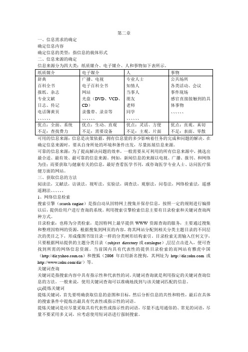 高一信息技术第二章知识总结