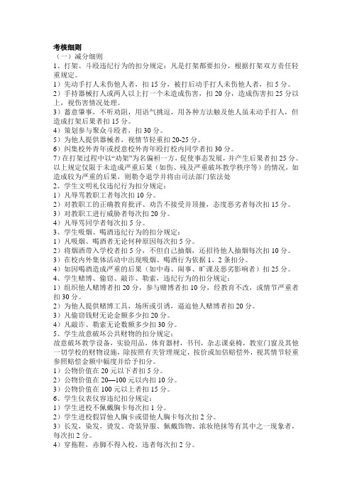 11秋职高3班德育评价表