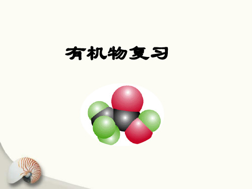 高中化学必修二 有机概念复习44页ppt课件