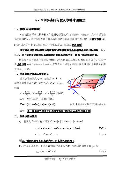 倒易点阵