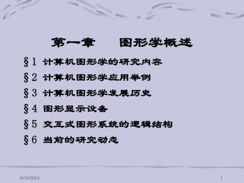 图形学绪论