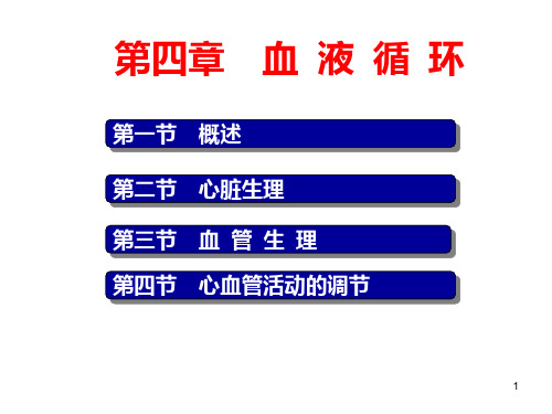 第九章血液循环讲述PPT课件