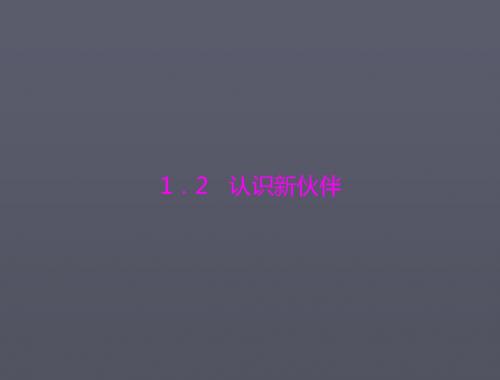思想品德：1.2《认识新伙伴》课件(粤教版七年级上)