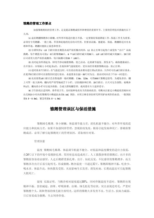 养鹅技术知识大全介绍
