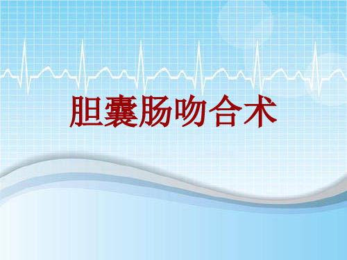外科手术教学资料：胆囊肠吻合术讲解模板