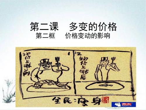 2018-2019学年高一政治人教版必修1优质课件：1.2.2 价格变动的影响