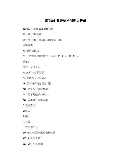 ET2008服装结构制图大详解