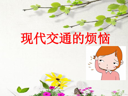 小学思想政治_现代交通的烦恼教学课件设计