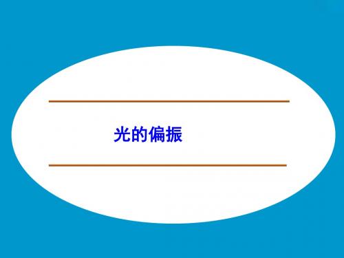 鲁科版高中物理选修3-4：光的偏振_课件1(2)