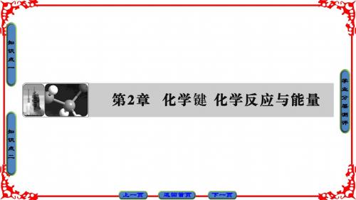 2018-2019学年高中化学鲁教版必修2课件：第2章 化学键 化学反应与能量-第1节-第1课时