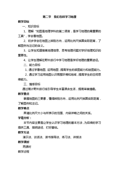 我们怎样学习地理